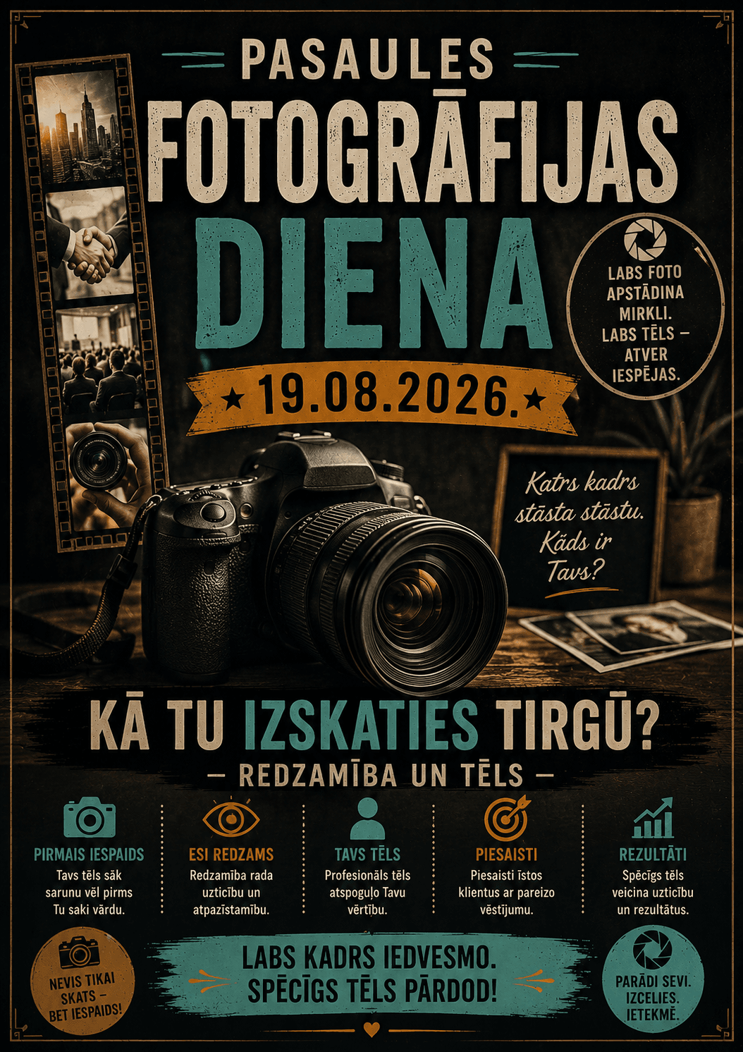 BNI Vivaldi klātienes tikšanās |  Pasaules fotogrāfijas diena
